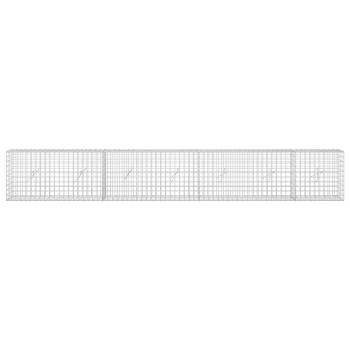 Gabione mit 3,5 mm Draht und 5x5 cm Maschen 350x20x50 cm