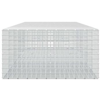 Gabione mit 3,5 mm Draht und 5x5 cm Maschen 550x100x50 cm
