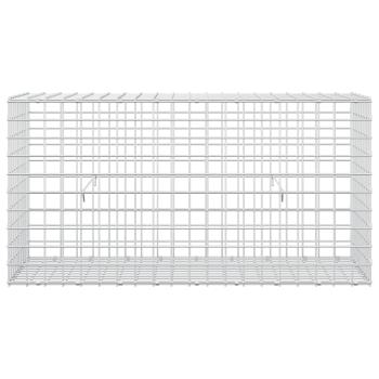 Gabione mit 3,5 mm Draht und 5x5 cm Maschen 50x100x50 cm