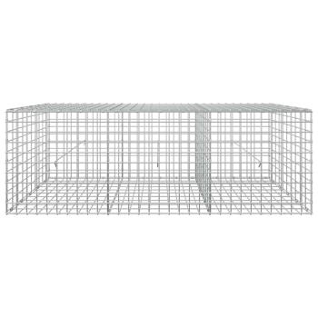 Gabione mit 3,5 mm Draht und 5x5 cm Maschen 150x50x50 cm