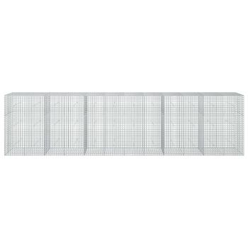 Gabione mit 3,5 mm Draht und 5x5 cm Maschen 600x50x150 cm