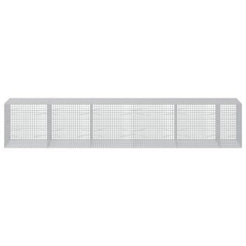 Gabione mit 3,5 mm Draht und 5x5 cm Maschen 550x100x100 cm