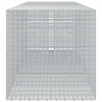 Gabione mit 3,5 mm Draht und 5x5 cm Maschen 550x100x100 cm