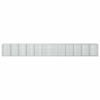 Gabione mit 3,5 mm Draht und 5x5 cm Maschen 1200x50x150 cm