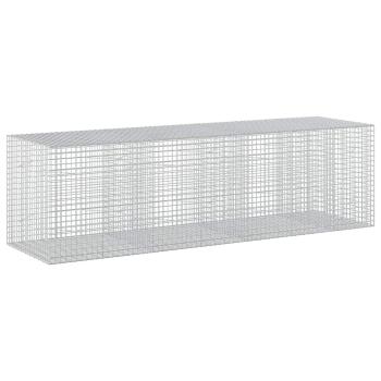 Gabione mit 3,5 mm Draht und 5x5 cm Maschen 350x100x100 cm