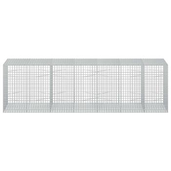 Gabione mit 3,5 mm Draht und 5x5 cm Maschen 350x100x100 cm