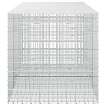 Gabione mit 3,5 mm Draht und 5x5 cm Maschen 350x100x100 cm