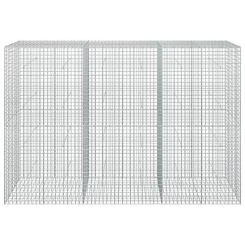 Gabione mit 3,5 mm Draht und 5x5 cm Maschen 300x50x200 cm