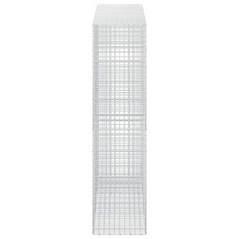 Gabione mit 3,5 mm Draht und 5x5 cm Maschen 300x50x200 cm