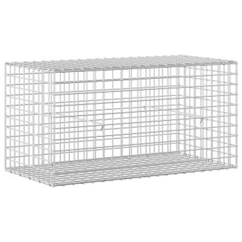 Gabione mit 3,5 mm Draht und 5x5 cm Maschen 100x50x50 cm