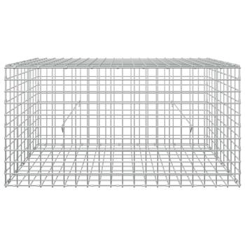 Gabione mit 3,5 mm Draht und 5x5 cm Maschen 100x50x50 cm