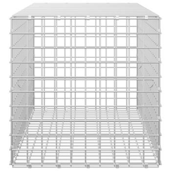 Gabione mit 3,5 mm Draht und 5x5 cm Maschen 100x50x50 cm