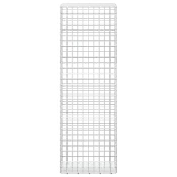 Gabione mit 3,5 mm Draht und 5x5 cm Maschen 50x50x150 cm