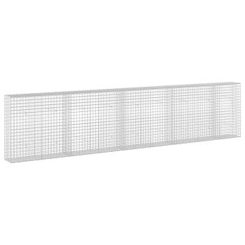 Gabione mit 3,5 mm Draht und 5x5 cm Maschen 450x30x100 cm