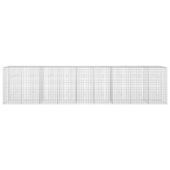 Gabione mit 3,5 mm Draht und 5x5 cm Maschen 450x30x100 cm
