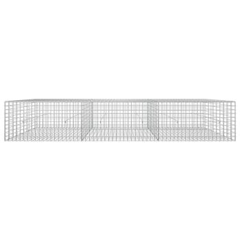 Gabione mit 3,5 mm Draht und 5x5 cm Maschen 300x50x50 cm