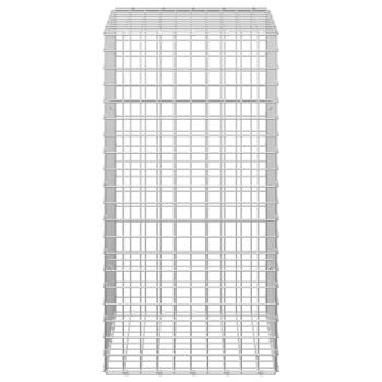 Gabione mit 3,5 mm Draht und 5x5 cm Maschen 50x50x100 cm