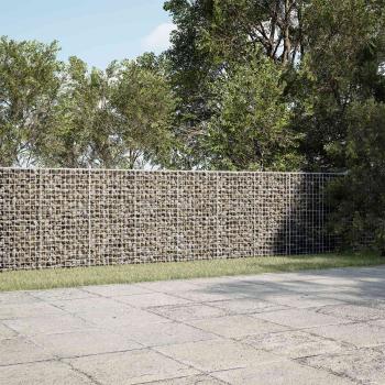 ARDEBO.de - Gabione mit 3,5 mm Draht und 5x5 cm Maschen 650x50x100 cm