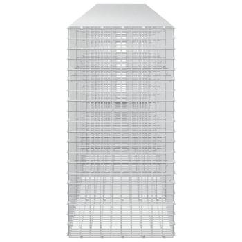 Gabione mit 3,5 mm Draht und 5x5 cm Maschen 650x50x100 cm