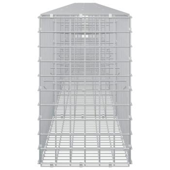 Gabione mit 3,5 mm Draht und 5x5 cm Maschen 800x30x50 cm