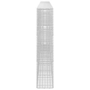 Gabione mit 3,5 mm Draht und 5x5 cm Maschen 550x30x150 cm