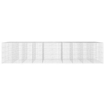 Gabione mit 3,5 mm Draht und 10x10 cm Maschen 1000x100x200 cm