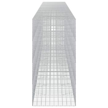 Gabione mit 3,5 mm Draht und 10x10 cm Maschen 1000x100x200 cm