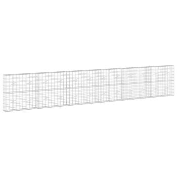 Gabione mit 3,5 mm Draht und 10x10 cm Maschen 600x20x100 cm