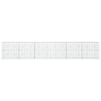 Gabione mit 3,5 mm Draht und 10x10 cm Maschen 600x20x100 cm