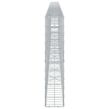 Gabione mit 3,5 mm Draht und 10x10 cm Maschen 600x20x100 cm