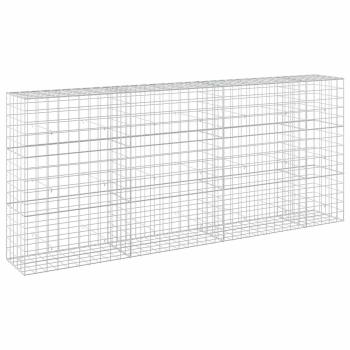 Gabione mit 3,5 mm Draht und 10x10 cm Maschen 350x50x150 cm