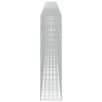 Gabione mit 3,5 mm Draht und 10x10 cm Maschen 1100x50x200 cm