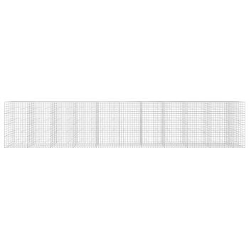 Gabione mit 3,5 mm Draht und 10x10 cm Maschen 1050x50x200 cm