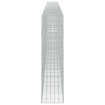 Gabione mit 3,5 mm Draht und 10x10 cm Maschen 1050x50x200 cm