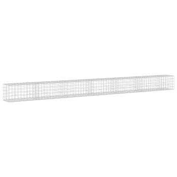 Gabione mit 3,5 mm Draht und 10x10 cm Maschen 650x50x50 cm