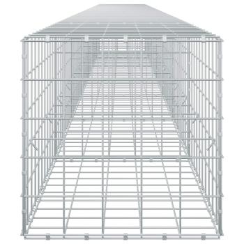 Gabione mit 3,5 mm Draht und 10x10 cm Maschen 700x50x50 cm