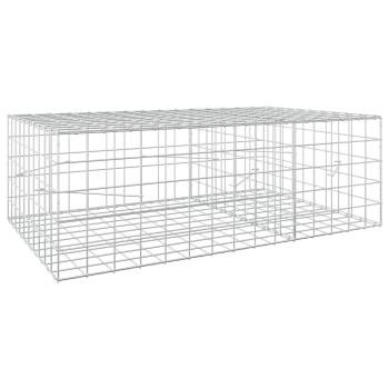 Gabione mit 3,5 mm Draht und 10x10 cm Maschen 150x100x50 cm