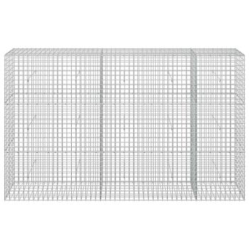 Gabione mit 5 mm Draht und 5x5 cm Maschen 250x30x150 cm
