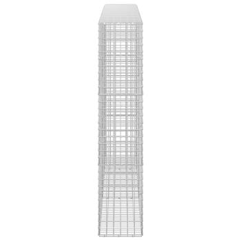 Gabione mit 5 mm Draht und 5x5 cm Maschen 250x30x150 cm