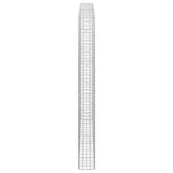 Gabione mit 5 mm Draht und 5x5 cm Maschen 100x20x200 cm