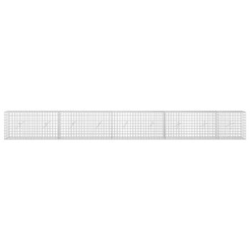 Gabione mit 5 mm Draht und 5x5 cm Maschen 450x20x50 cm