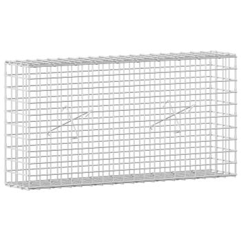 Gabione mit 5 mm Draht und 5x5 cm Maschen 100x20x50 cm
