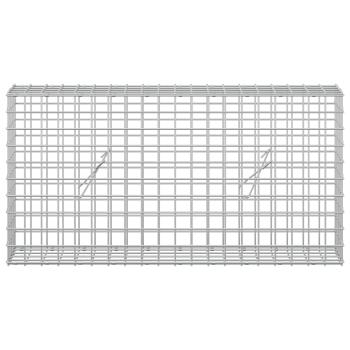 Gabione mit 5 mm Draht und 5x5 cm Maschen 100x20x50 cm
