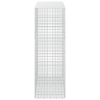 Gabione mit 5 mm Draht und 5x5 cm Maschen 200x50x150 cm