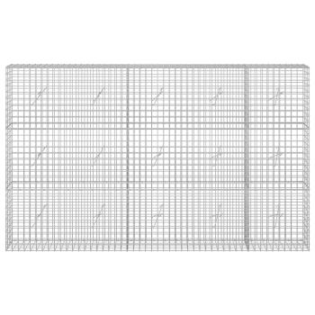 Gabione mit 5 mm Draht und 5x5 cm Maschen 250x20x150 cm