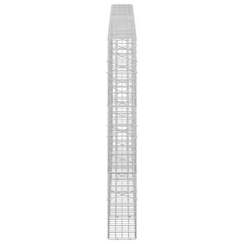 Gabione mit 5 mm Draht und 5x5 cm Maschen 250x20x150 cm