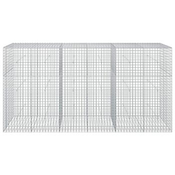 Gabione mit 5 mm Draht und 5x5 cm Maschen 300x50x150 cm