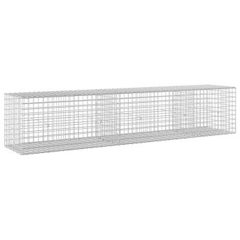 Gabione mit 5 mm Draht und 5x5 cm Maschen 250x50x50 cm