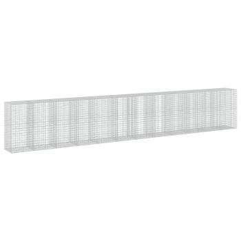 Gabione mit 3,5 mm Draht und 5x10 cm Maschen 1200x100x200 cm