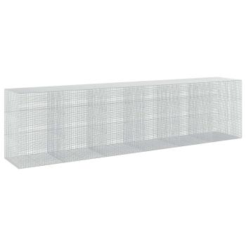 Gabione mit 3,5 mm Draht und 5x2,5 cm Maschen 600x100x150 cm